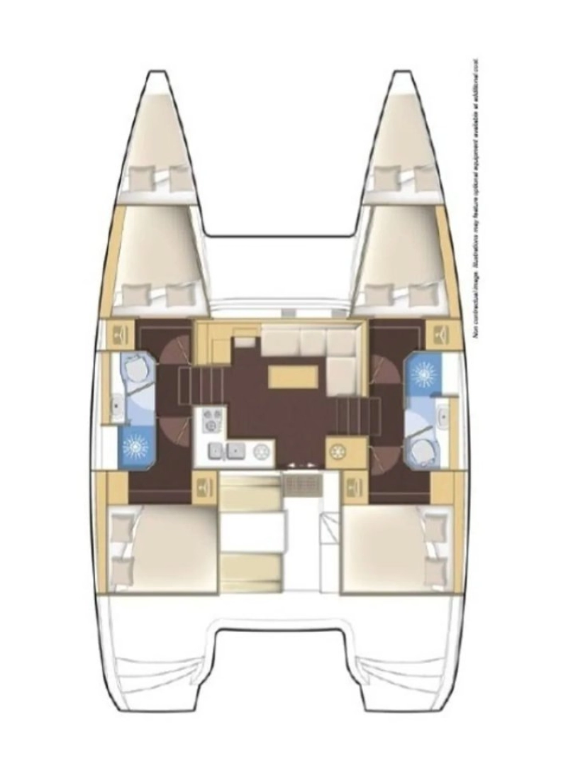 Pronájem jachty v Split -Lagoon Lagoon 39 na Samboatu