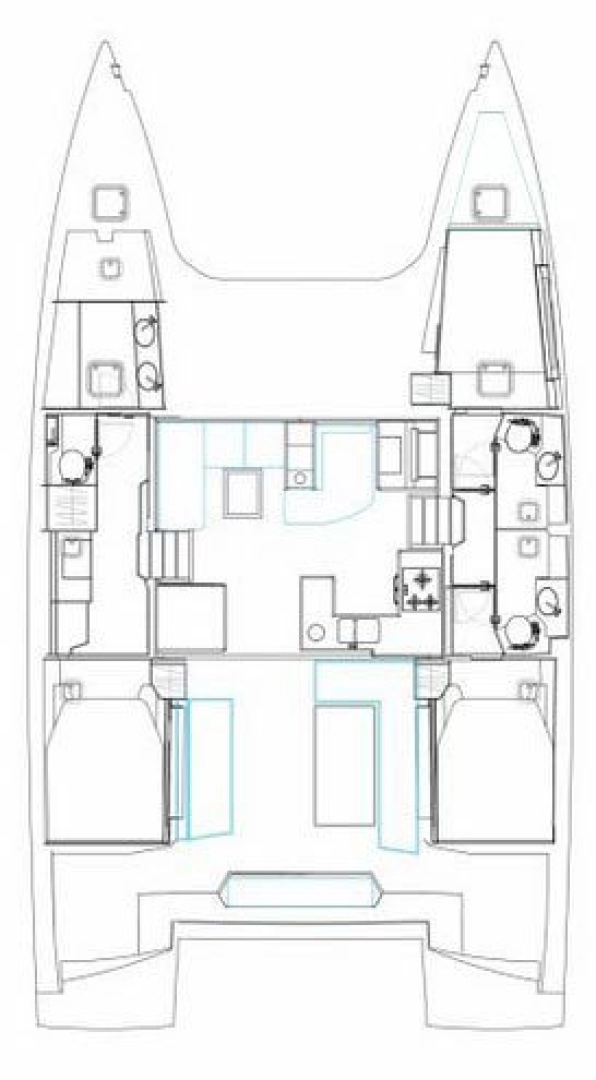 Pronájem Katamarán Nautitech s licencí