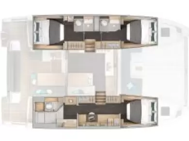 Pronajmout si Lagoon Lagoon 43 v Rogoznica