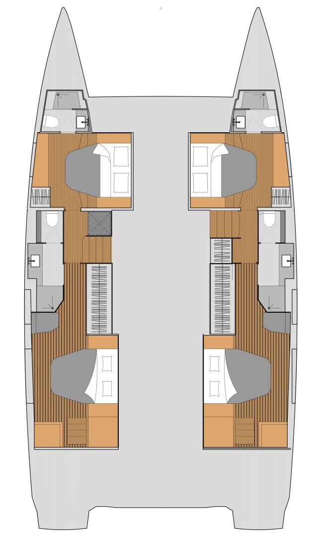 Pronájem Katamarán v La Rochelle -Fountaine Pajot Aura 51