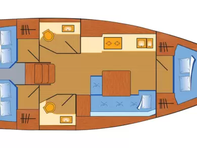 Pronájem lodi Heiligenhafen lákavé ceny Dufour 382 Grand Large