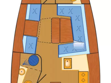 Pronajmout si Hanse Hanse 415 v Heiligenhafen