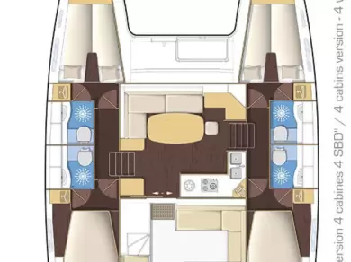 Pronájem jachty v San Vincenzo -Lagoon Lagoon 400 S2 na Samboatu