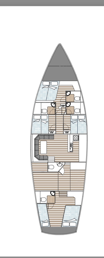 Pronájem Plachetnice Custom Made s licencí
