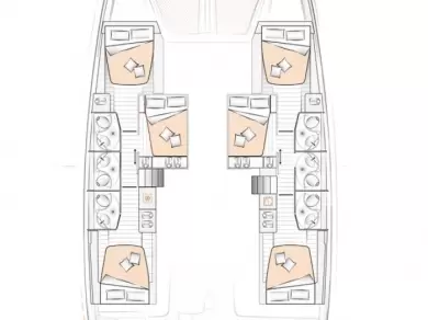 Pronájem Katamarán v Donji Seget -Excess Excess 15