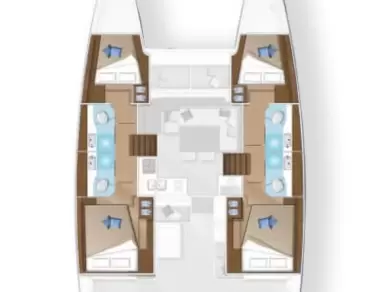 Pronájem Katamarán v Road Town -Lagoon Lagoon 42