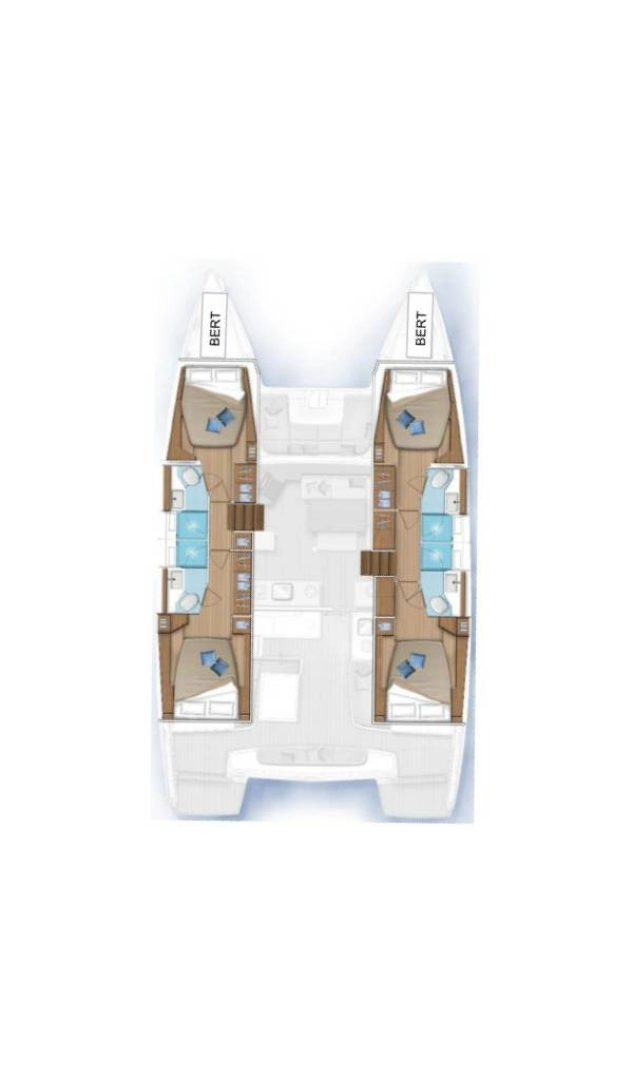 Pronájem Katamarán Lagoon s licencí