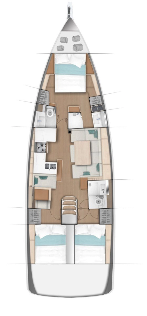 Pronájem lodi Jeanneau Sun Odyssey 490 v Road Town na Samboatu