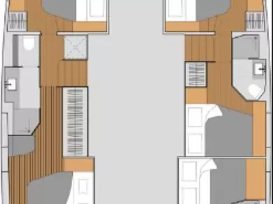 Pronájem Katamarán v Saint Raphael -Fountaine Pajot Aura 51