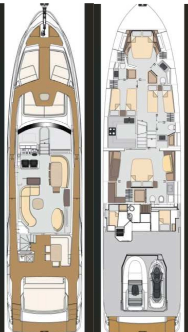 Pronajmout si Azimut Azimut S8 v Kaštela