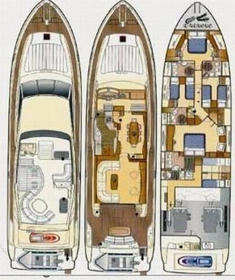 Pronajmout Jachta se skipperem či ne Ferretti v Donji Seget