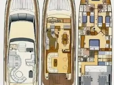 Pronajmout Jachta se skipperem či ne Ferretti v Donji Seget