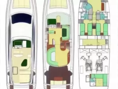 Riva Riva Dolcevita 70 Super - 3 + 1 cab. jednotlivci a charterové společnosti v Novigrad