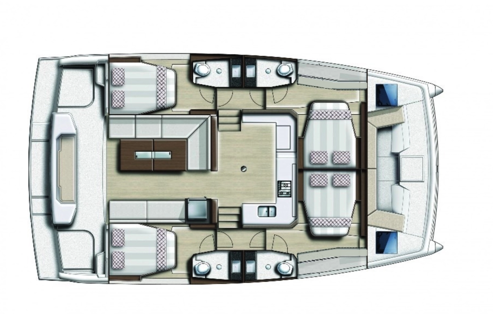Pronájem jachty v Parham Town -Bali Bali Catspace Voile na Samboatu