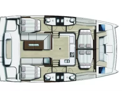 Pronájem jachty v Parham Town -Bali Bali Catspace Voile na Samboatu