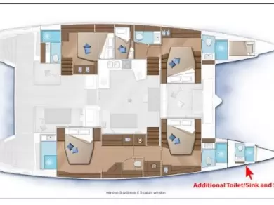 Pronajmout si Lagoon Lagoon 52 v Parham Town