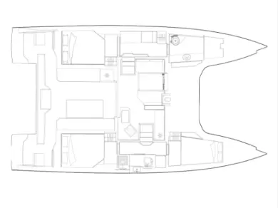 Pronájem Katamarán v Parham Town -Nautitech Nautitech 40 Open 