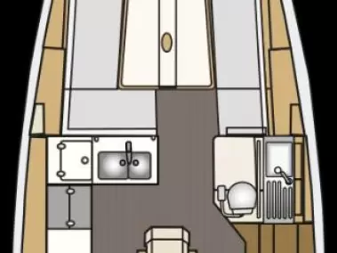 Pronájem Plachetnice v Betina -Elan E4