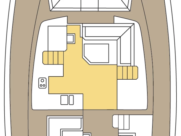 Pronájem jachty v Punat -Bali Bali 4.5 na Samboatu