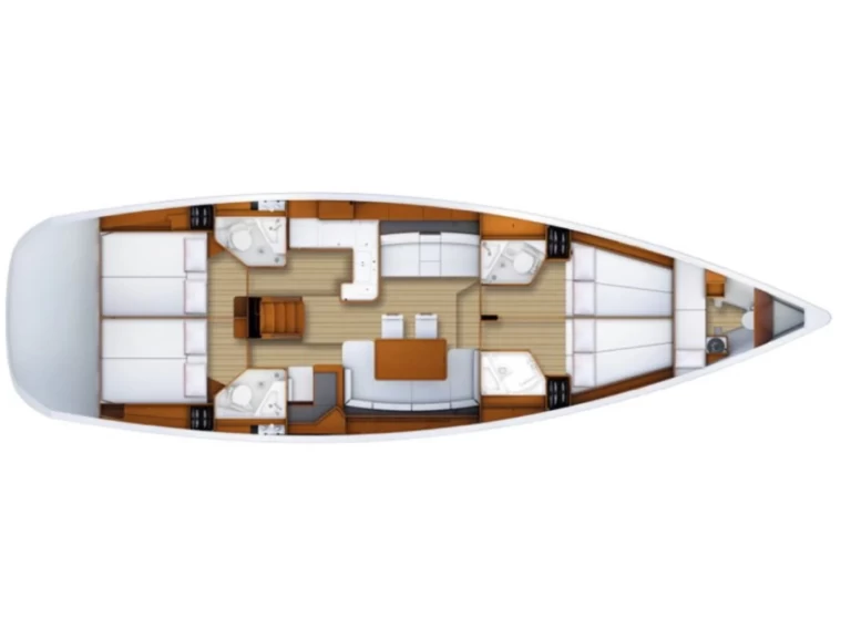 Pronájem Plachetnice Jeanneau s licencí