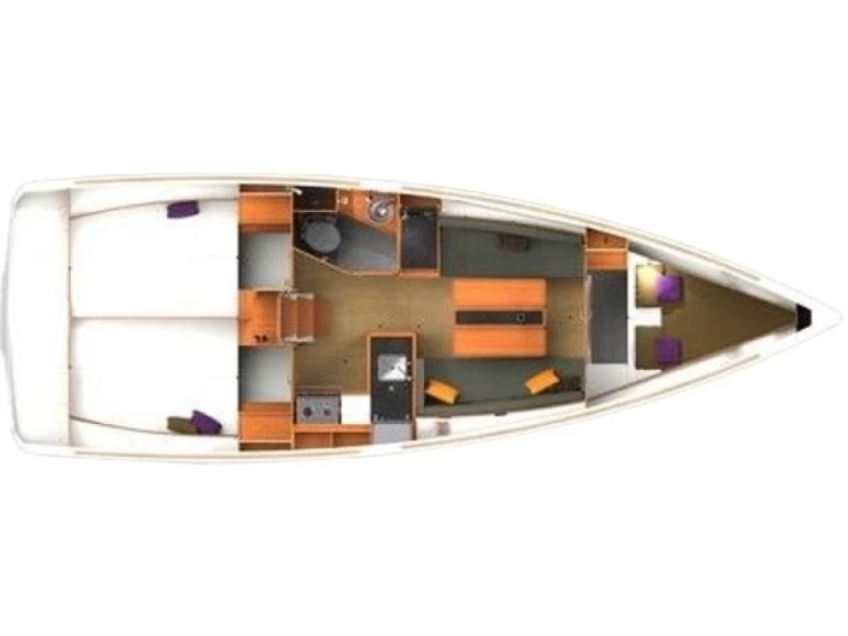 Pronájem jachty v Punat -Jeanneau Sun Odyssey 349 na Samboatu