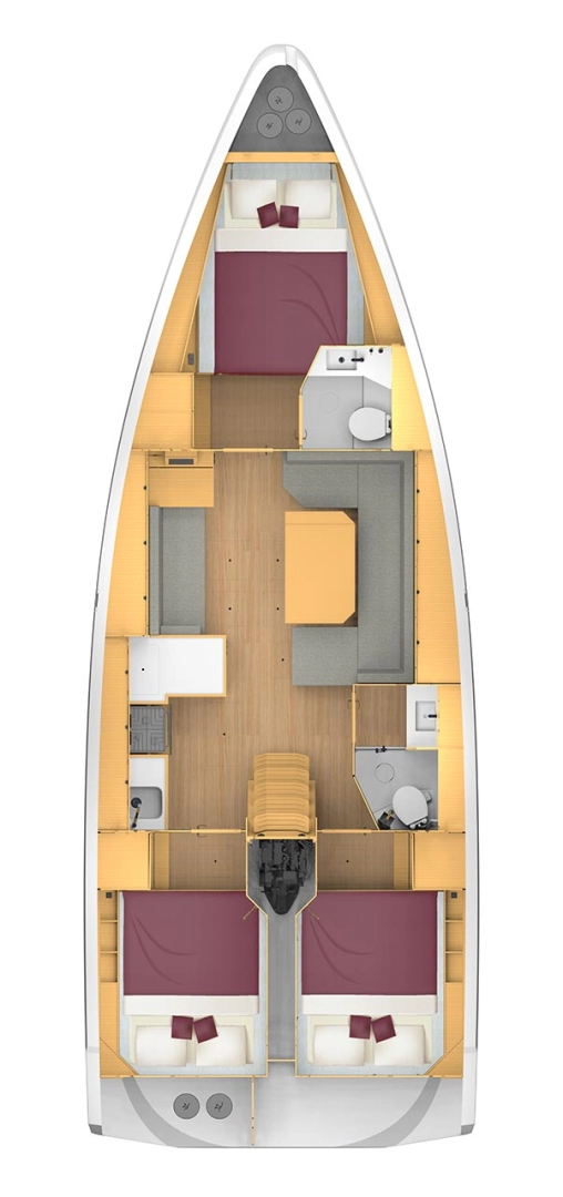 Pronajmout si Bavaria Bavaria C42 v Biograd Na Moru