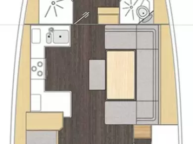 Pronájem Plachetnice v Murter-Kornati -Bavaria Bavaria C46