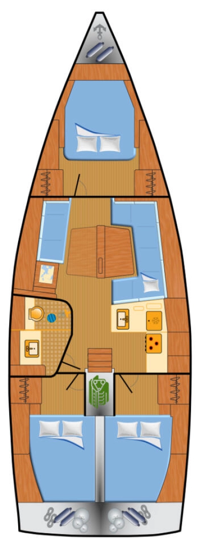 Pronajmout si Hanse Hanse 418 v Punat