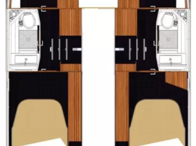 Pronajmout Motorová loď se skipperem či ne Fountaine Pajot v Trogir