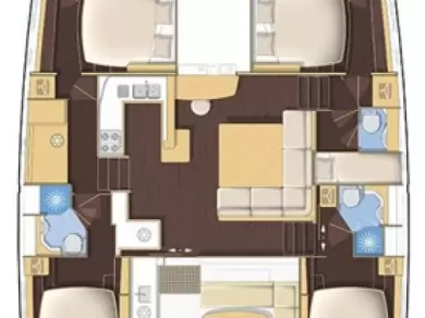 Pronájem lodi Lagoon Lagoon 500 v Alimos na Samboatu