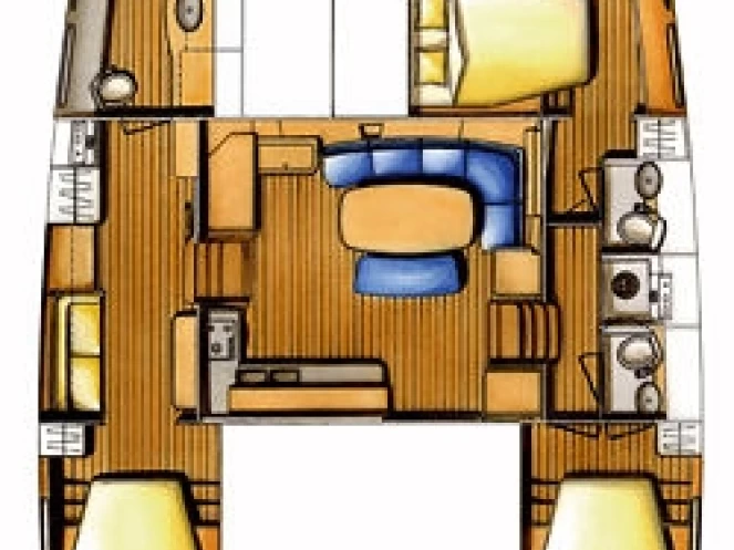 Pronájem Katamarán Lagoon s licencí