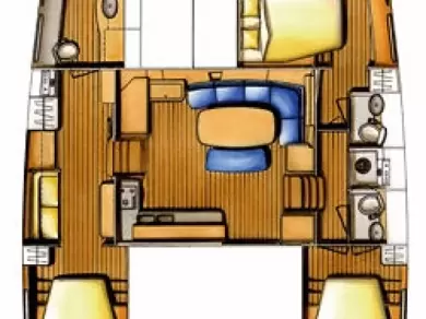 Pronájem Katamarán Lagoon s licencí