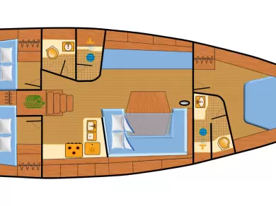 Pronájem Plachetnice v Pula -Dehler Dehler 46 SQ
