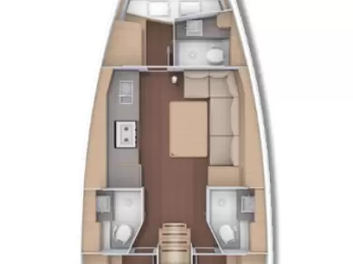 Pronajmout si Dufour Dufour 390 GL v Alimos