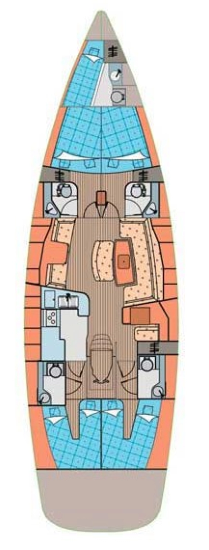 Pronájem lodi Elan Impression 514 v Biograd Na Moru na Samboatu