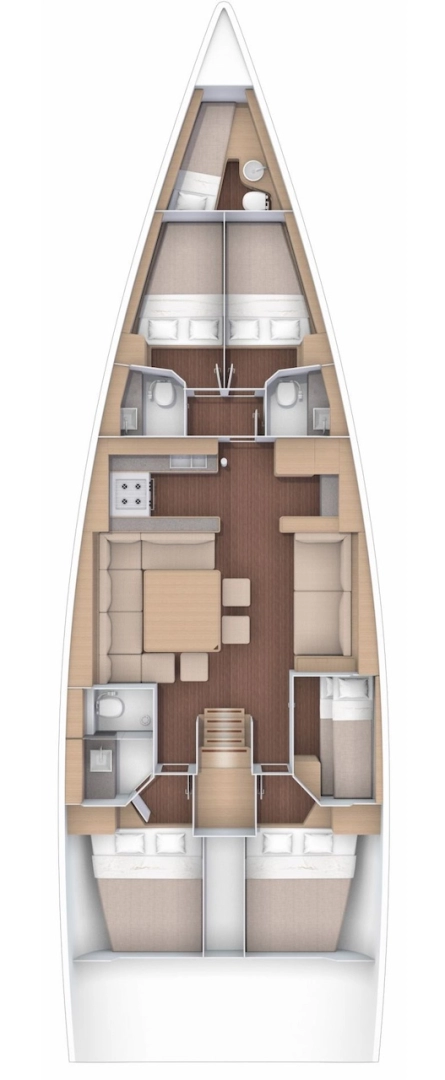 Pronájem lodi Dufour Dufour 560 Grand Large v Alimos na Samboatu