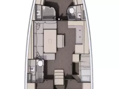 Pronájem Plachetnice v Trogir -Dufour Dufour 470