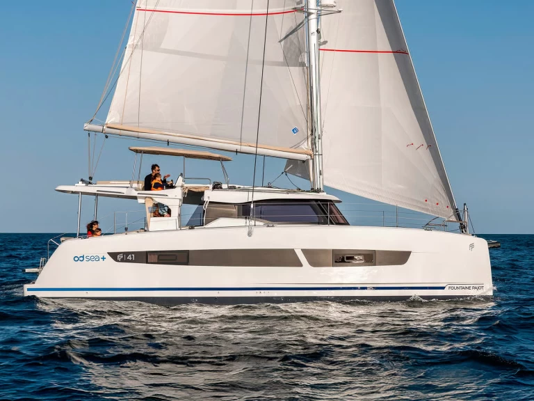 Pronájem Katamarán v Lavrio -Fountaine Pajot Fountaine Pajot FP 41 Quatuor 4