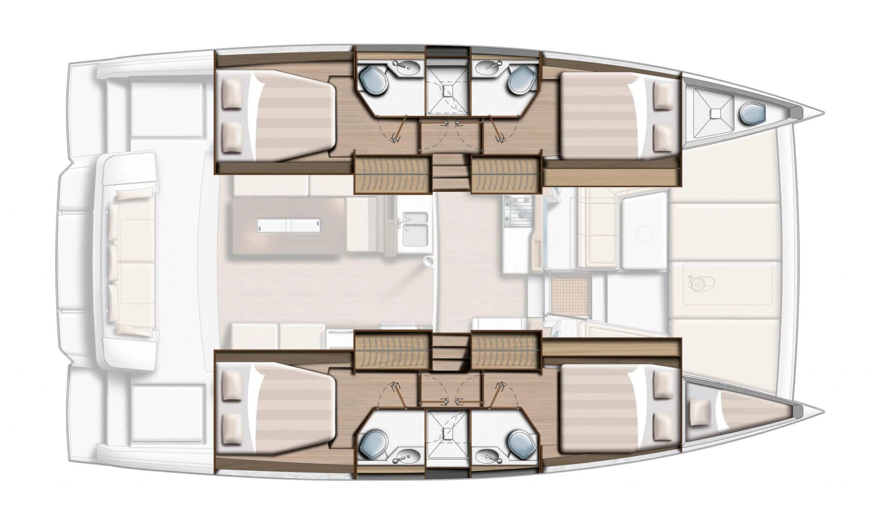 Pronájem Katamarán Bali s licencí