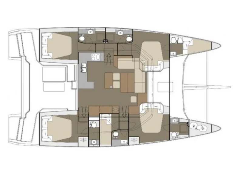 Pronájem lodi Sant Antoni de Portmany lákavé ceny Dufour Catamarans 48 Sail