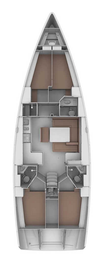 Bavaria Cruiser 46 jednotlivci a charterové společnosti v Split