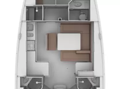 Bavaria Cruiser 46 jednotlivci a charterové společnosti v Split