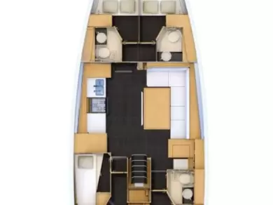 Pronájem jachty v Lefkáda -Jeanneau Jeanneau 54 na Samboatu