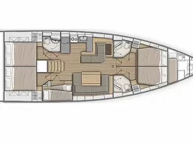 Pronajmout si Bénéteau Oceanis 51.1 v Alimos