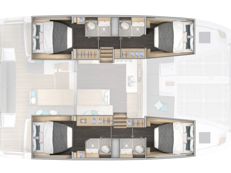 Pronajmout Katamarán se skipperem či ne Lagoon v Furnari