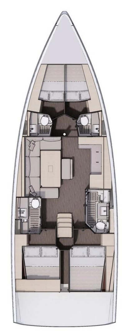 Pronajmout si Dufour Dufour 470 v Murter-Kornati