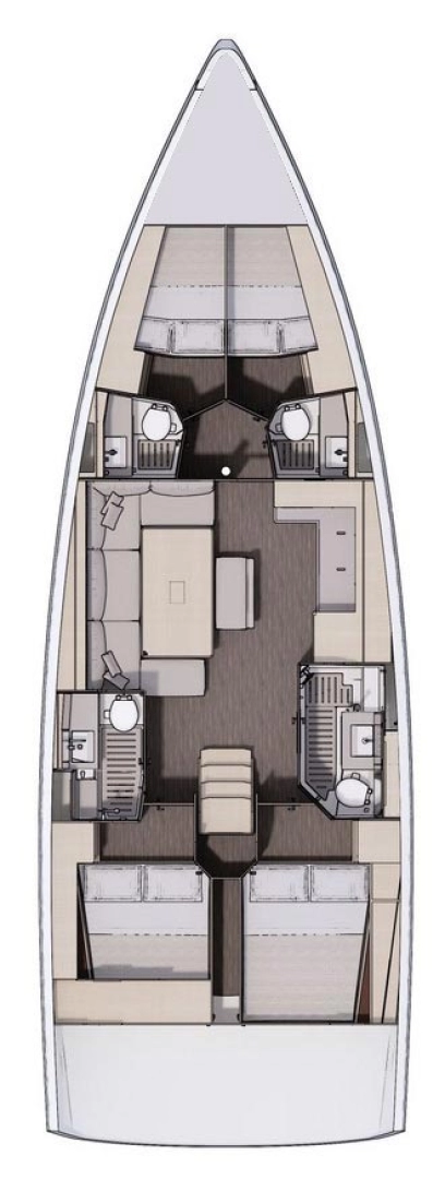 Pronájem lodi Trogir lákavé ceny Dufour 470
