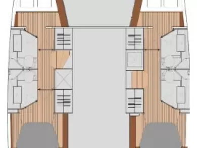 Pronájem Katamarán Fountaine Pajot s licencí