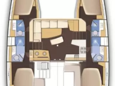 Pronájem lodi Lagoon Lagoon 42 v Murter-Kornati na Samboatu