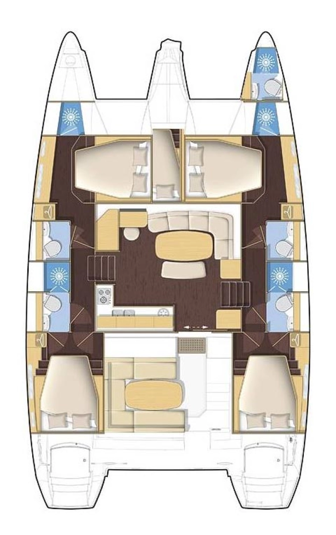 Pronájem lodi Lagoon Lagoon 421 v Šibenik  na Samboatu